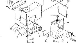 Крышка 113-54-34110 Komatsu