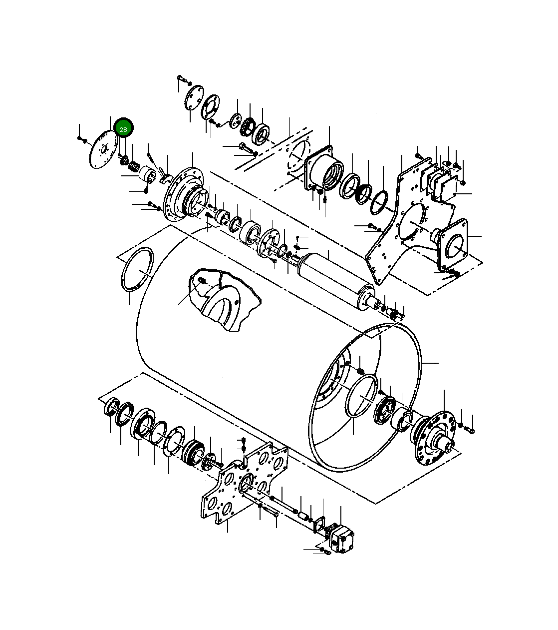 Болт 82 758  Komatsu