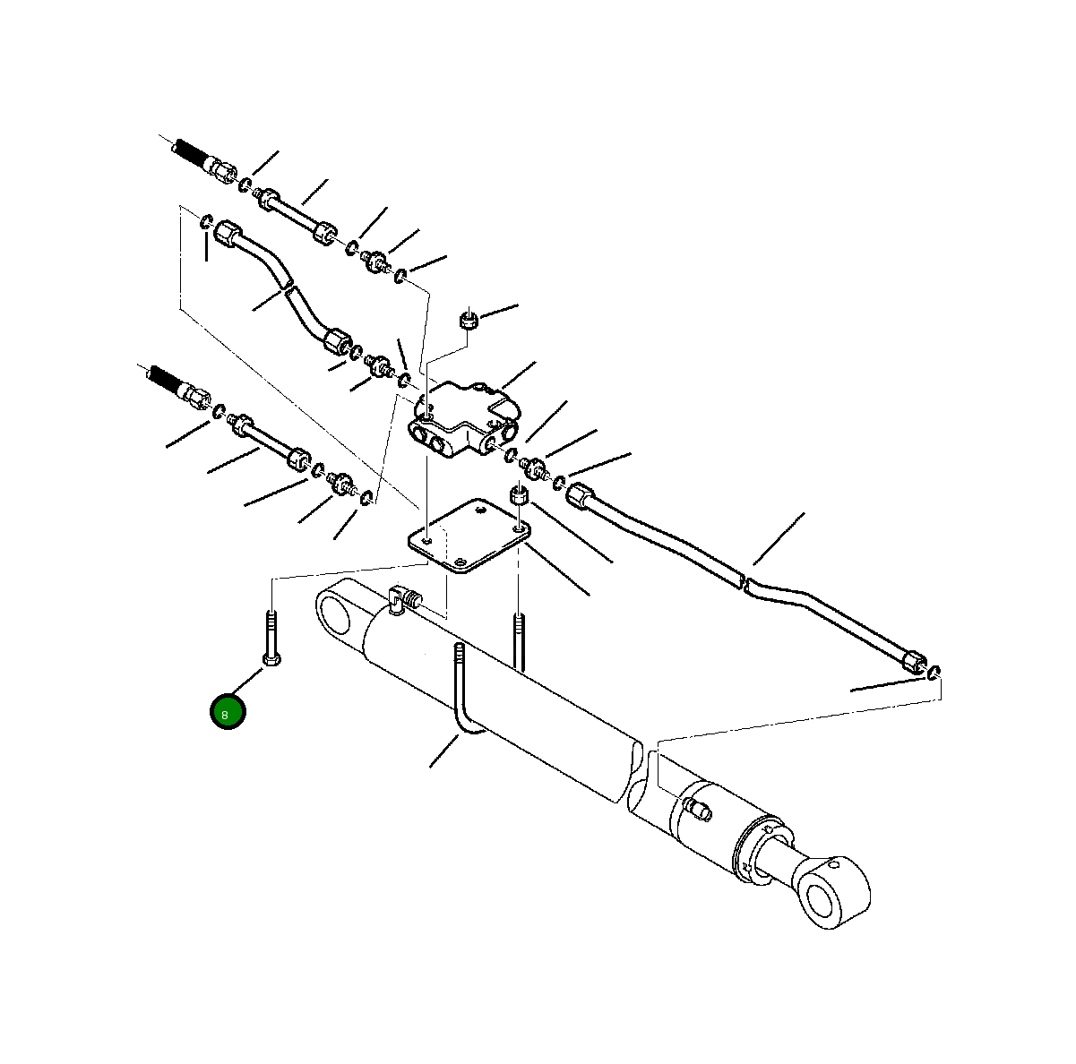Болт 801015551 Komatsu
