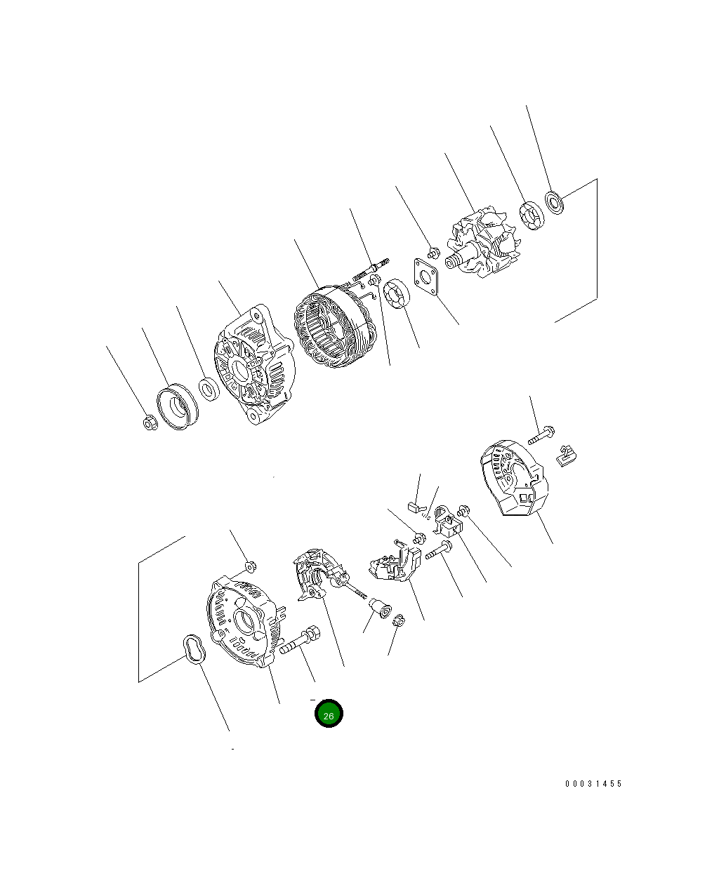 Болт 460-110  Komatsu
