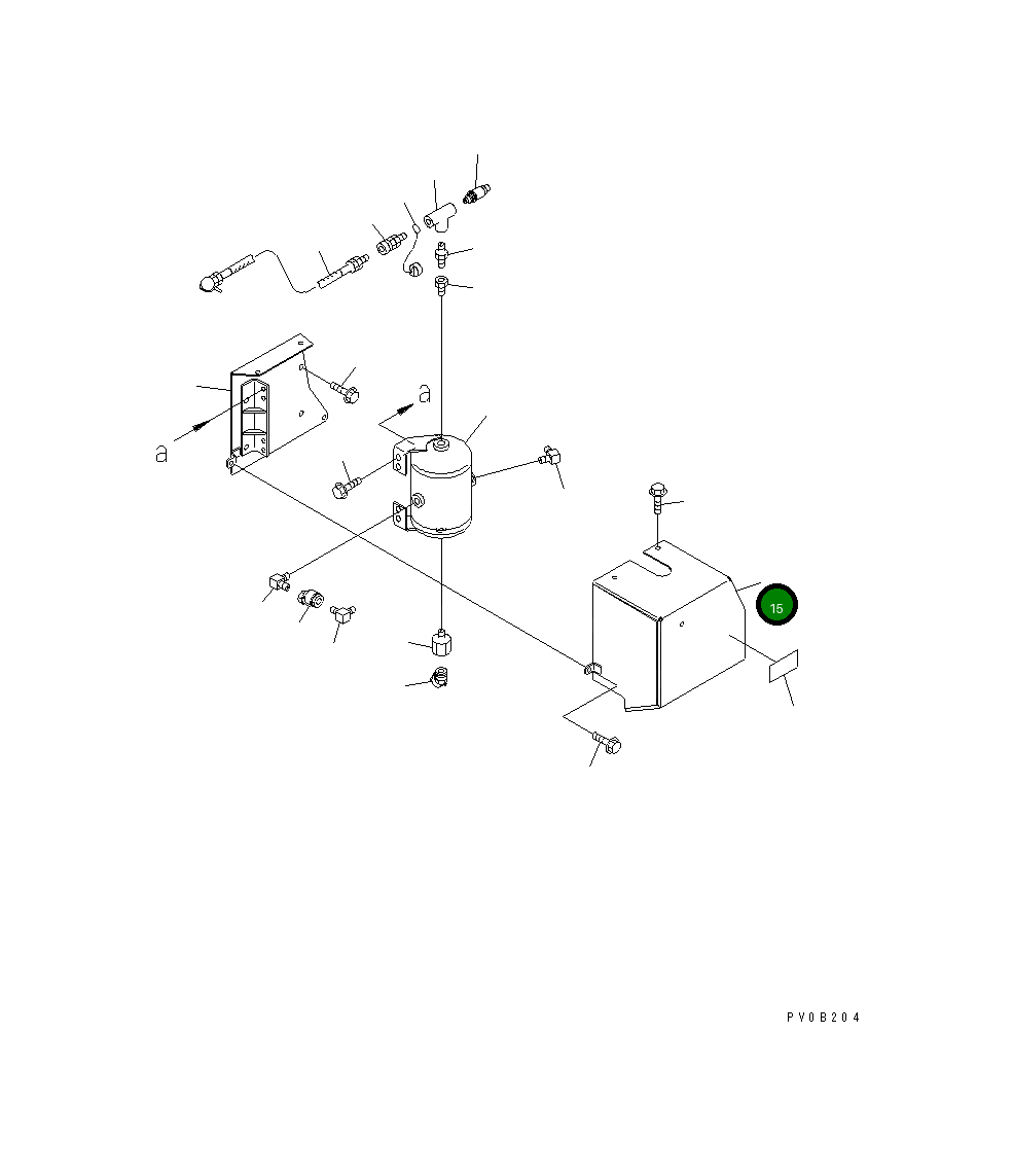 Крышка 421-Z66-2130 Komatsu