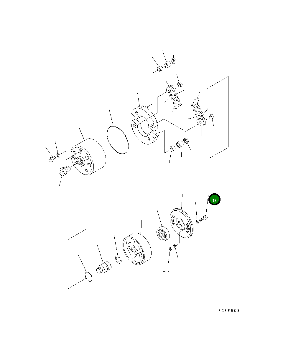Болт DK156633-4800 Komatsu