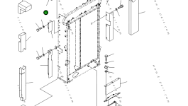 Крышка 21K-03-41731 Komatsu