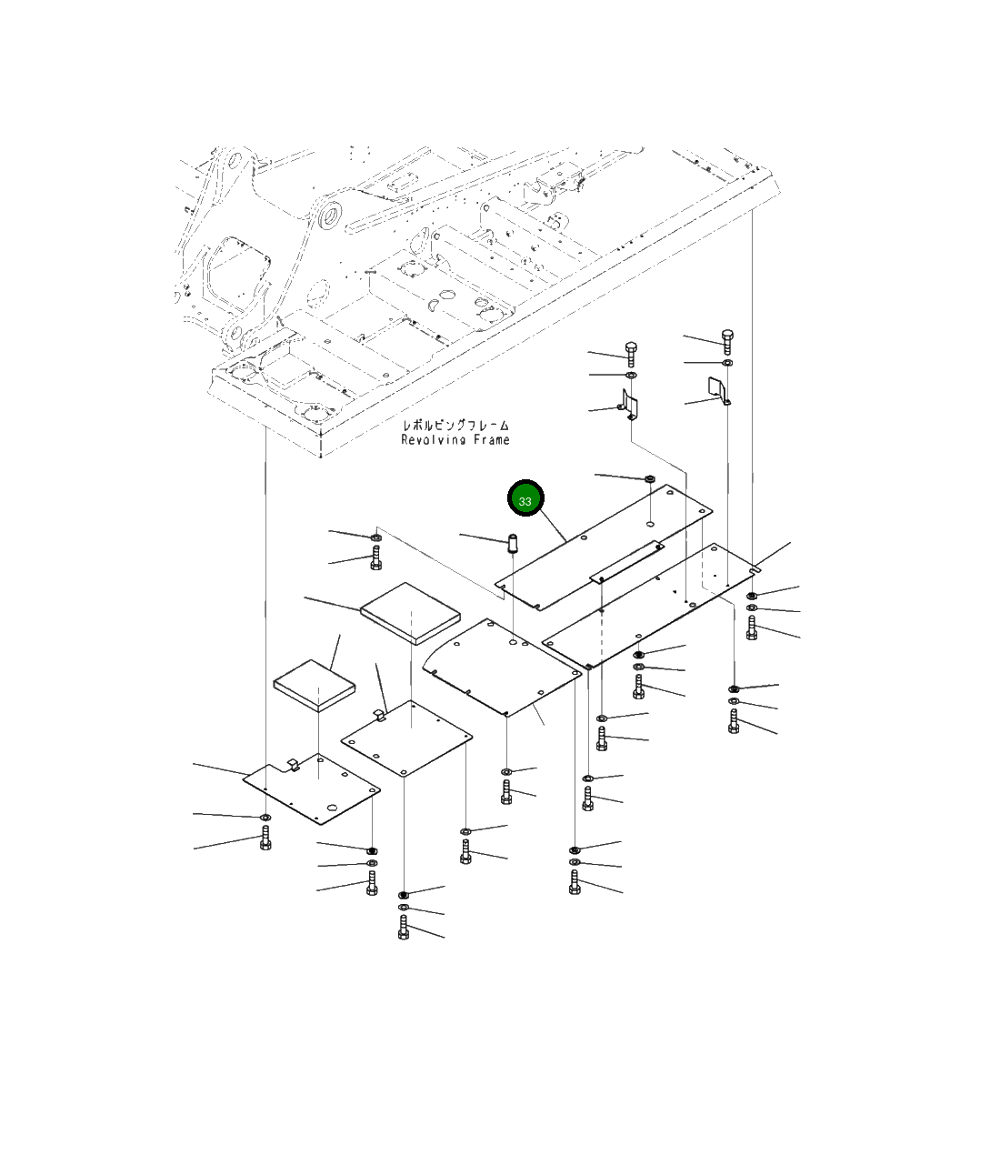 Крышка 207-54-42191 Komatsu