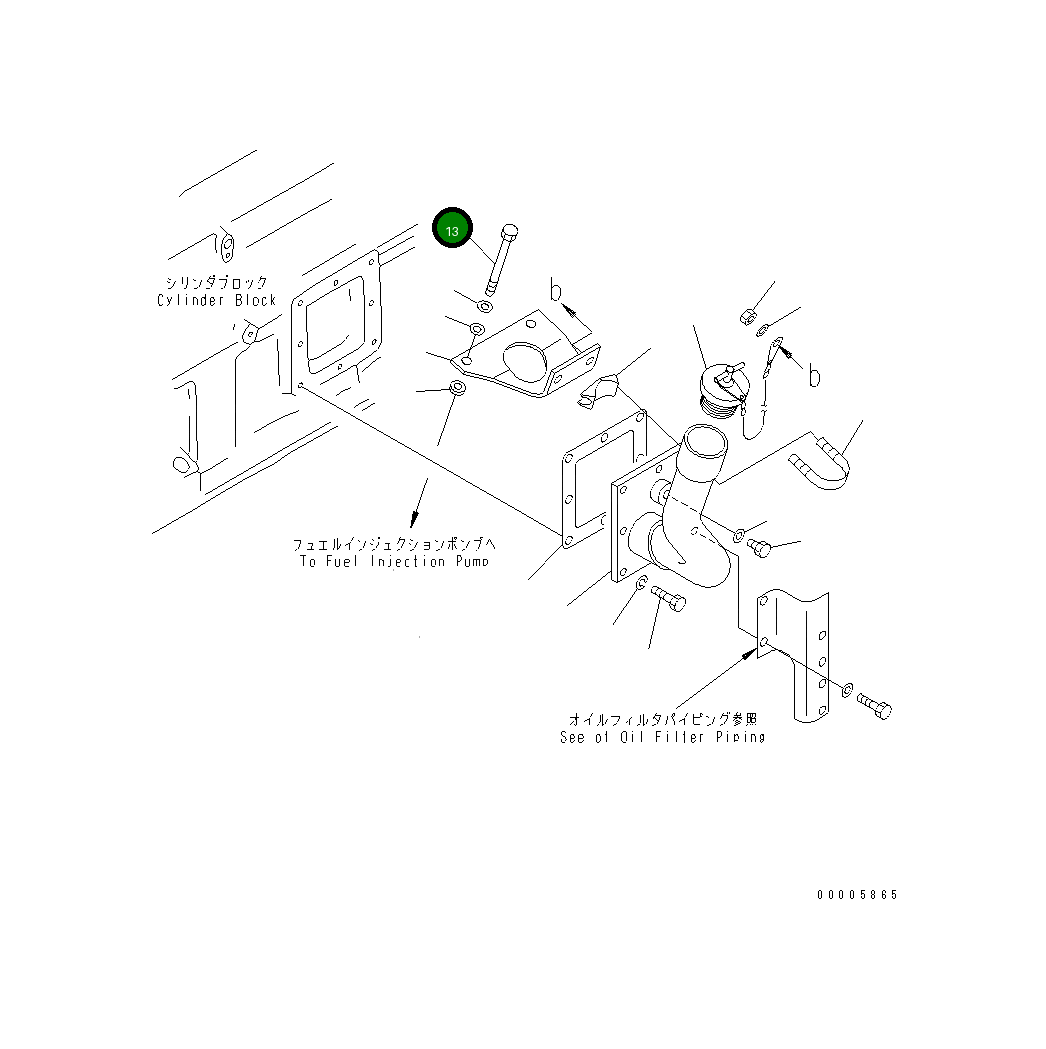 Болт 01011-31010 Komatsu