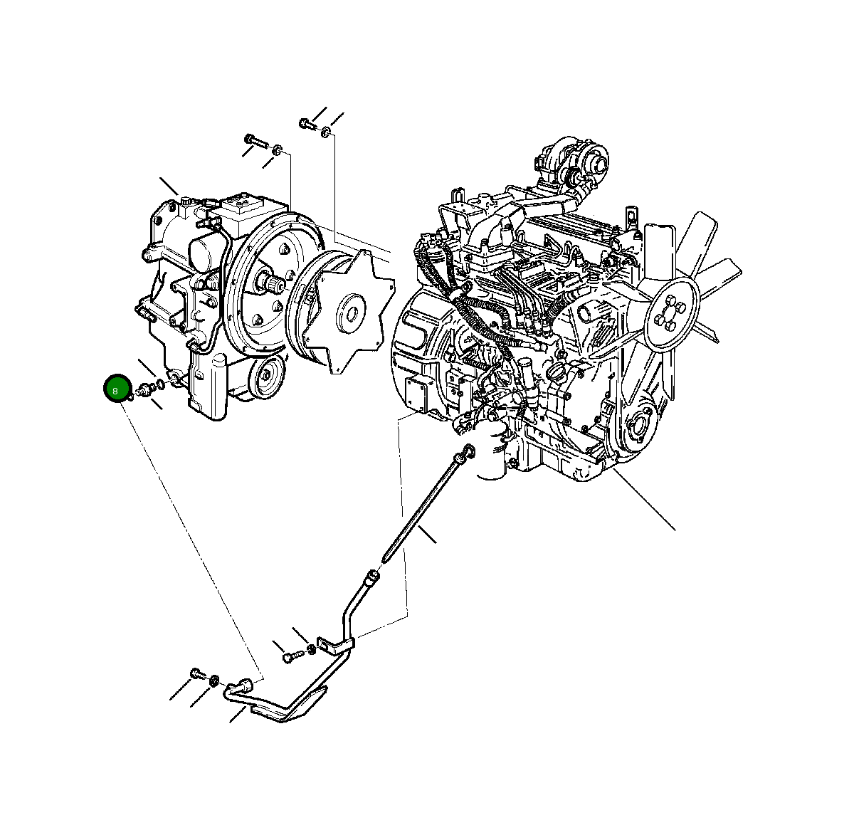 Кольцо уплотнительное (O-Ring) 855670009 Komatsu