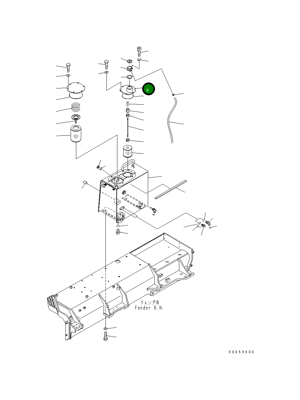 Крышка 17A-60-41170 Komatsu