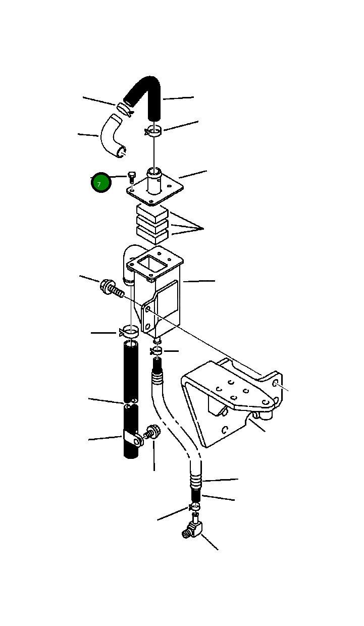 Болт YM26116050102  Komatsu