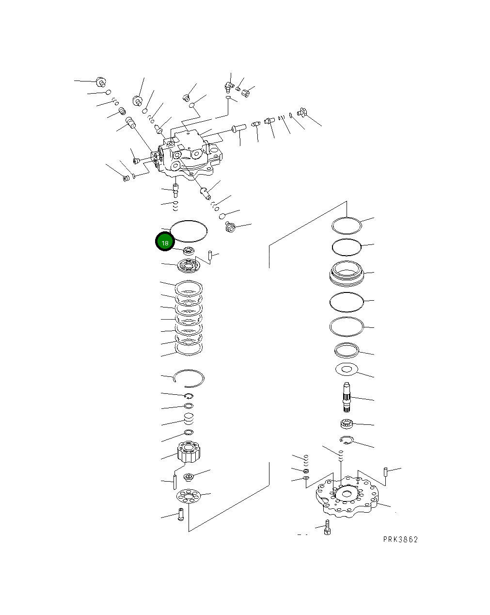 Кольцо уплотнительное (O-Ring) 07000-02125  Komatsu