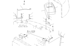 Крышка 201-54-71190 Komatsu