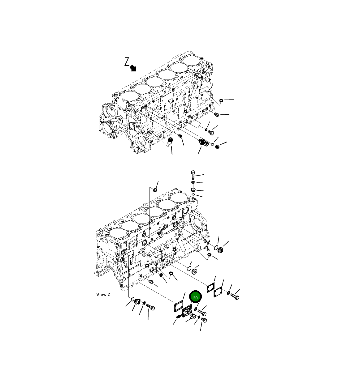 Крышка 6252-21-6240 Komatsu