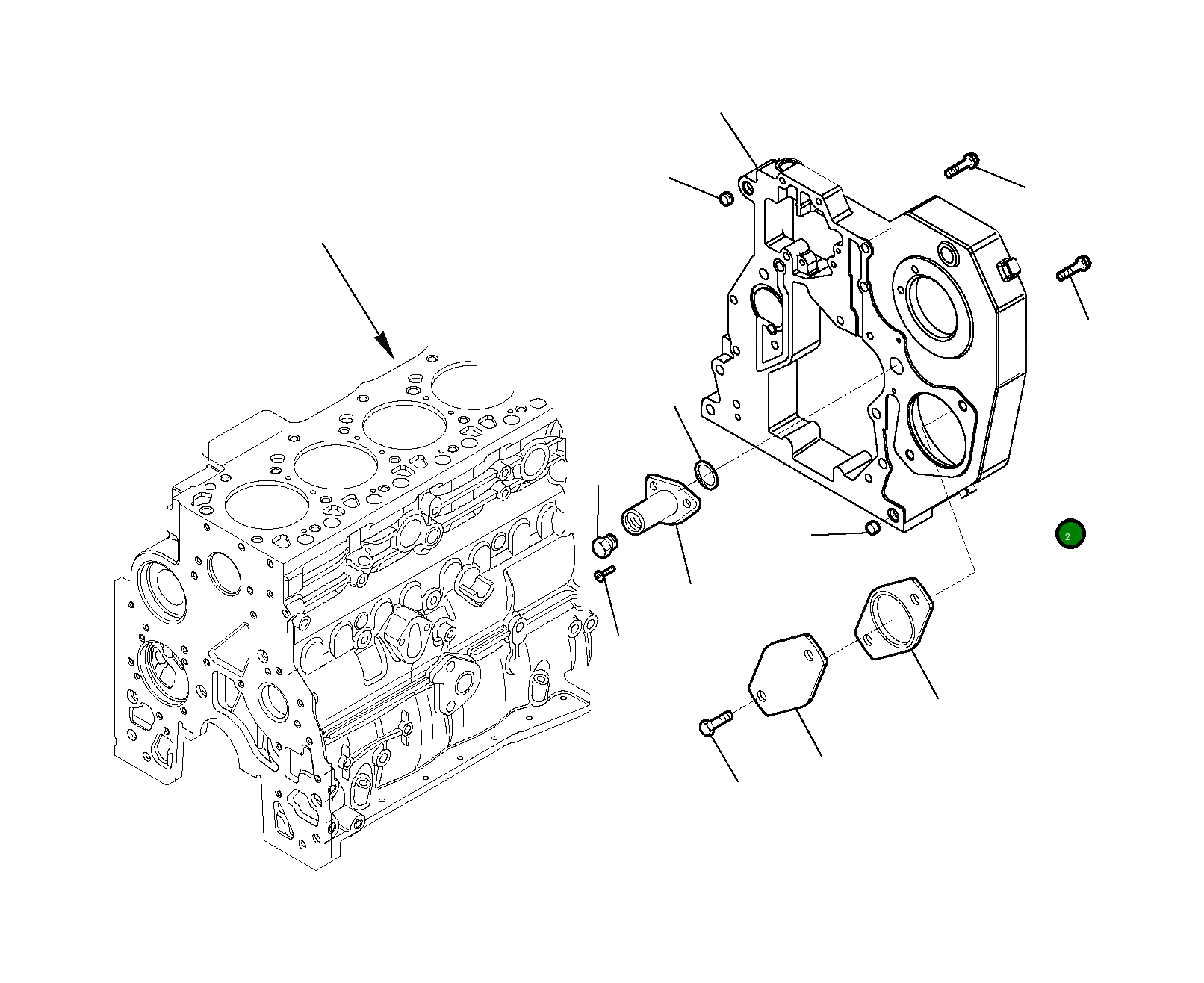 Болт EA4899091 Komatsu