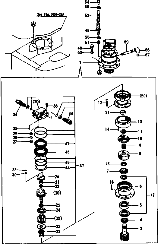 Кольцо YM172164-73080  Komatsu