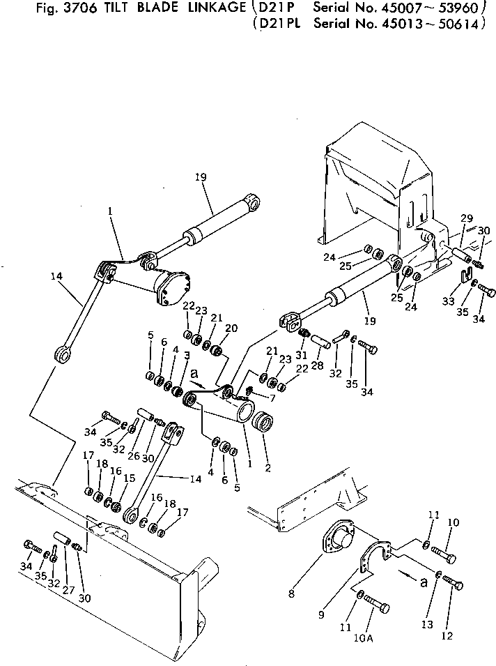 Болт 01019-51655  Komatsu
