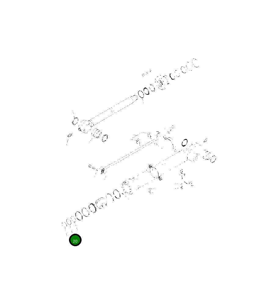 Кольцо уплотнительное (O-Ring) 707-34-60070  Komatsu