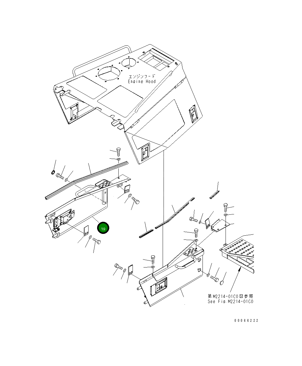 Крышка 154-54-78540 Komatsu