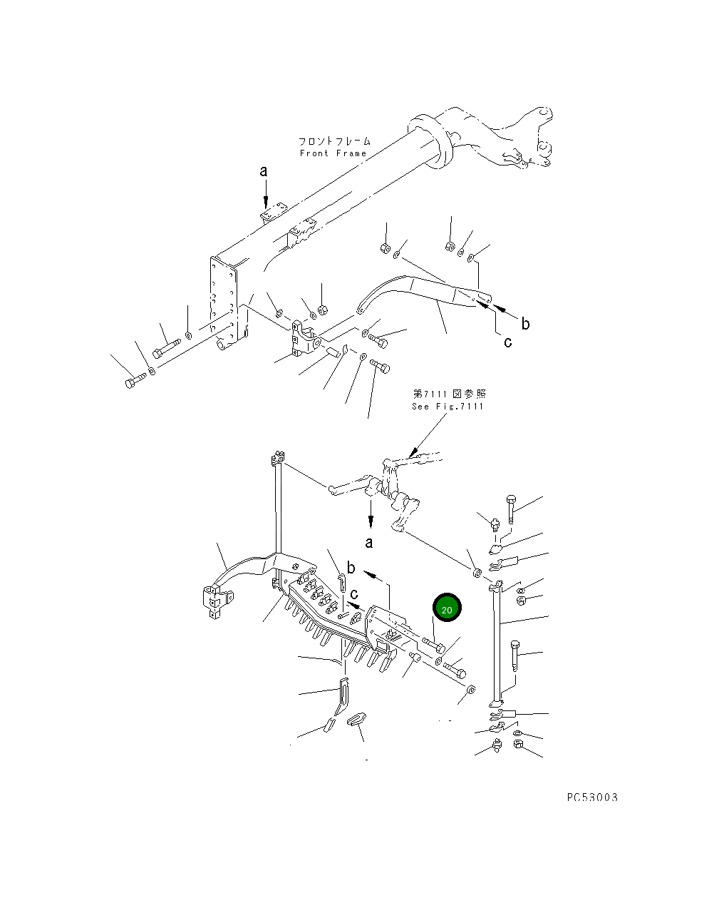 Болт 234-71-23170 Komatsu