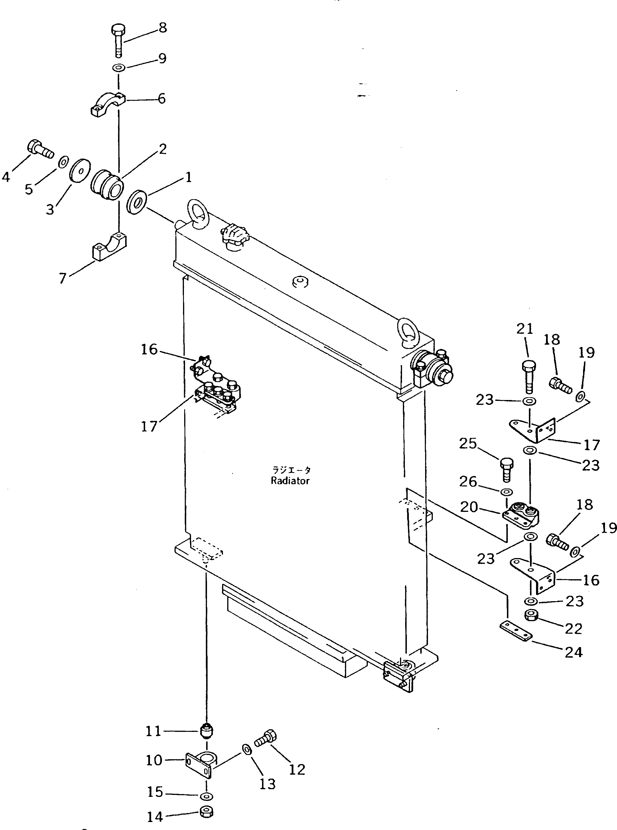 Болт 01091-52220  Komatsu