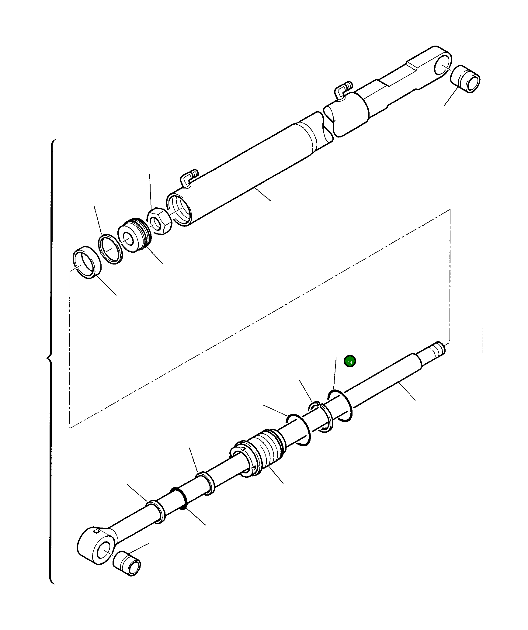 Кольцо уплотнительное (O-Ring) 855021335 Komatsu