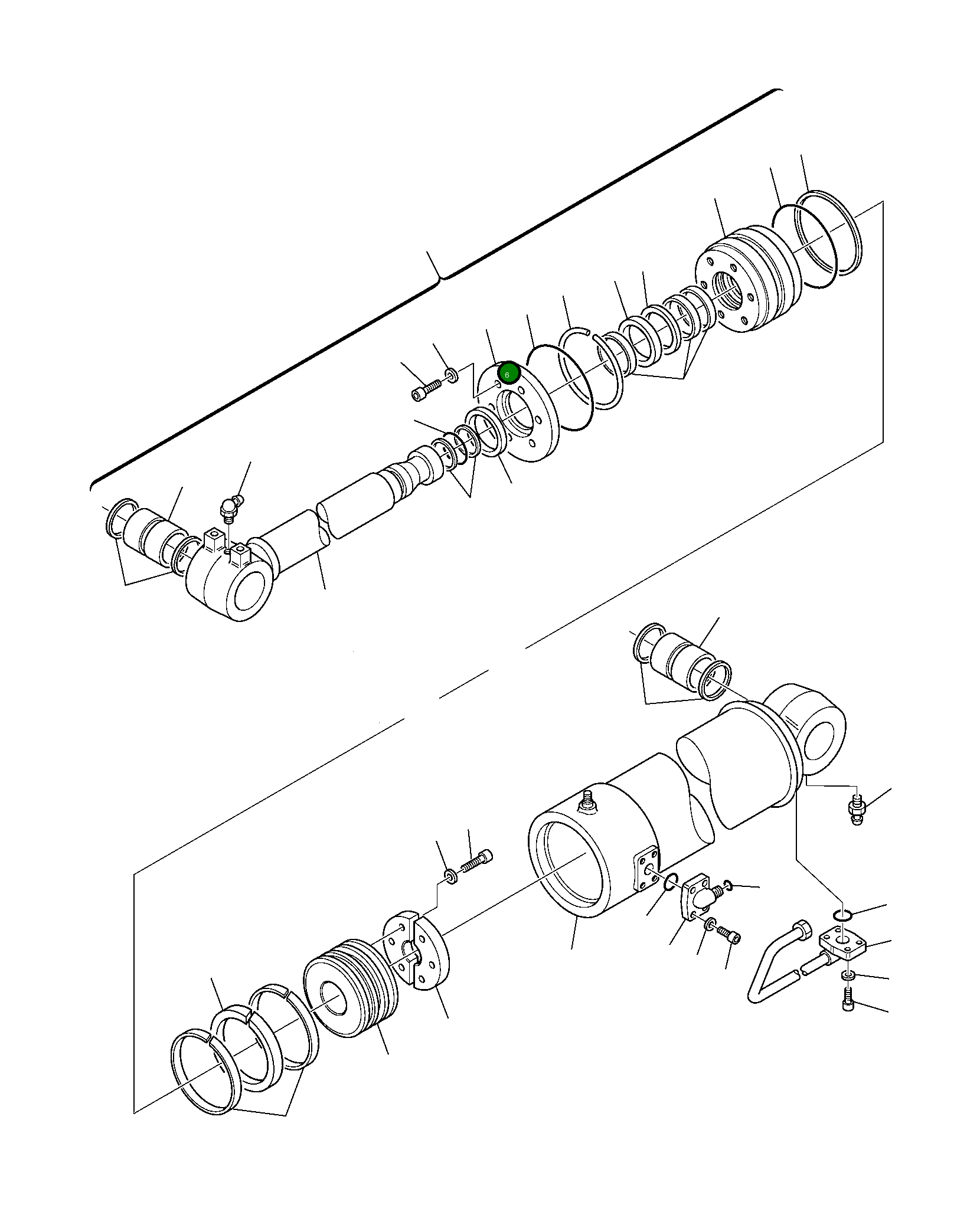 Крышка 21D-61-15130 Komatsu