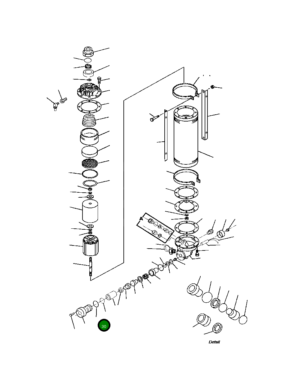 Кольцо уплотнительное (O-Ring) BF3 585 Komatsu