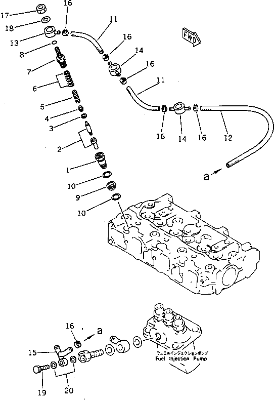 Кольцо уплотнительное (O-Ring) YM129155-61830  Komatsu