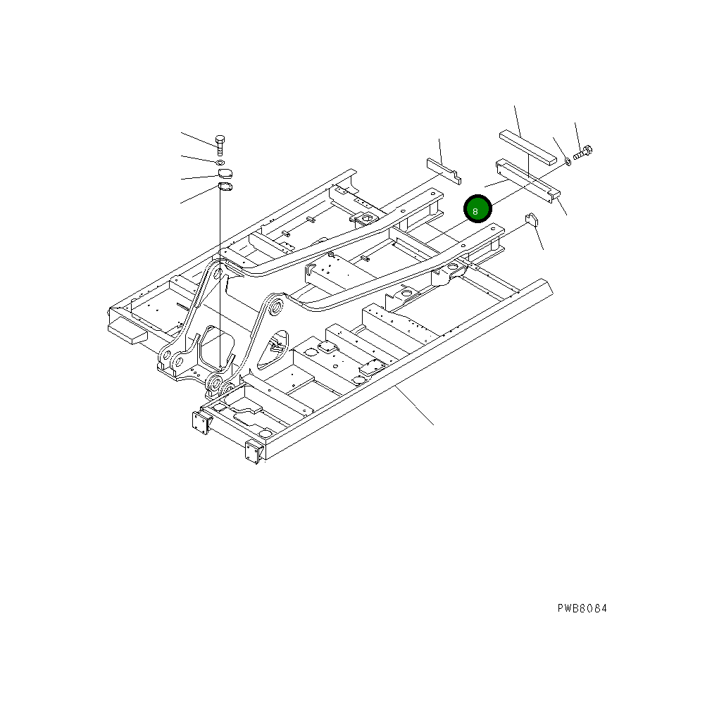 Крышка 208-46-61160 Komatsu