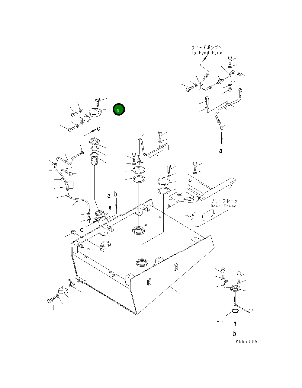 Крышка 424-06-11261  Komatsu