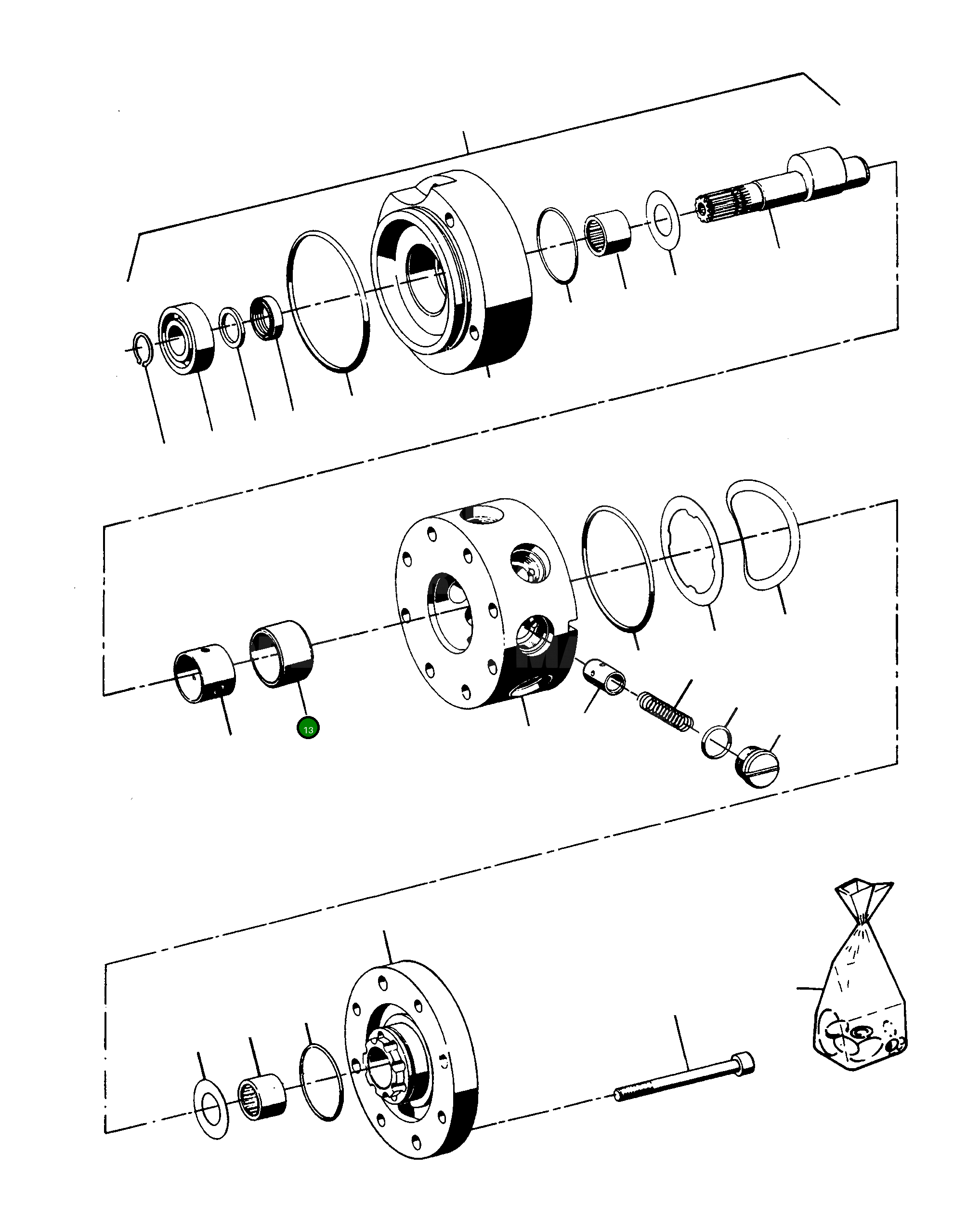 Кольцо 3229006M1 Komatsu