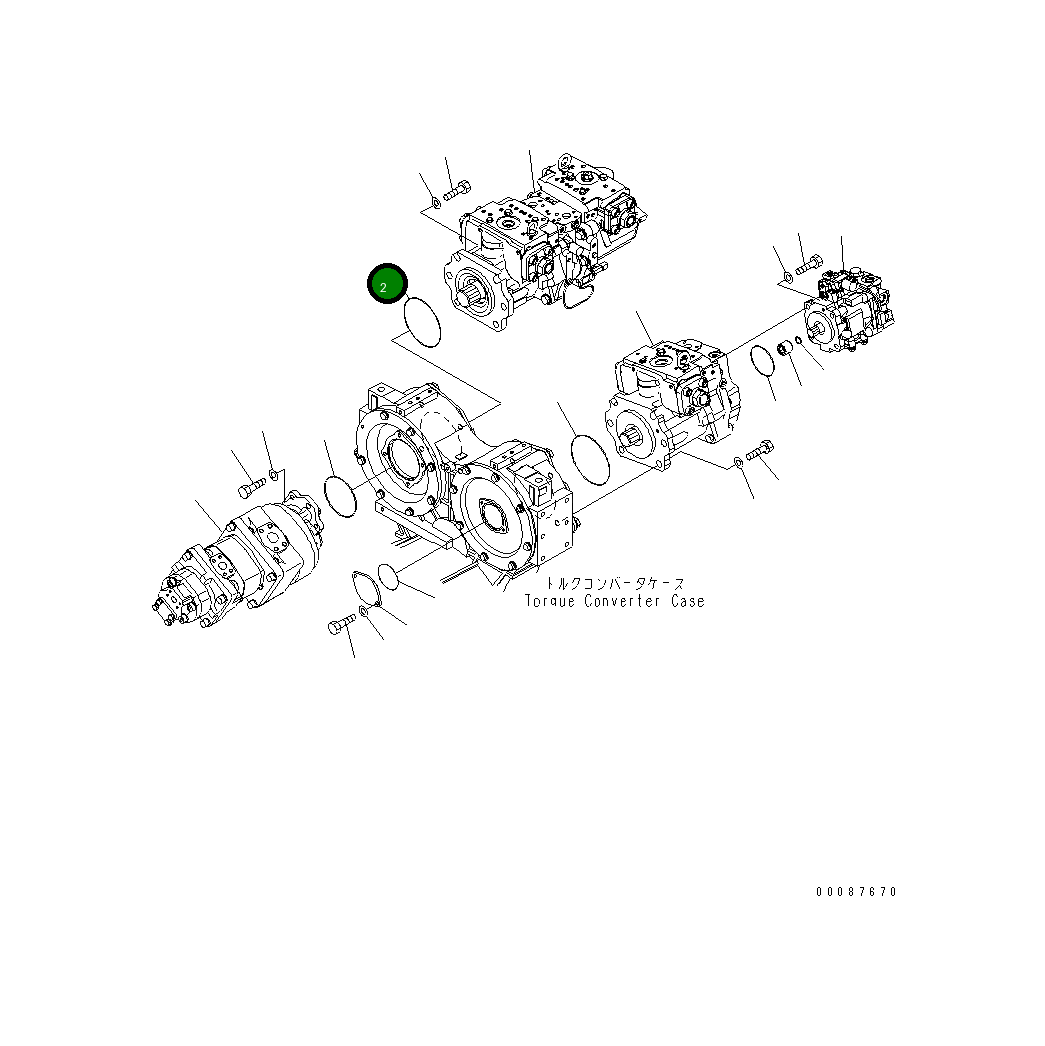 Кольцо уплотнительное (O-Ring) 07000-F5160 Komatsu