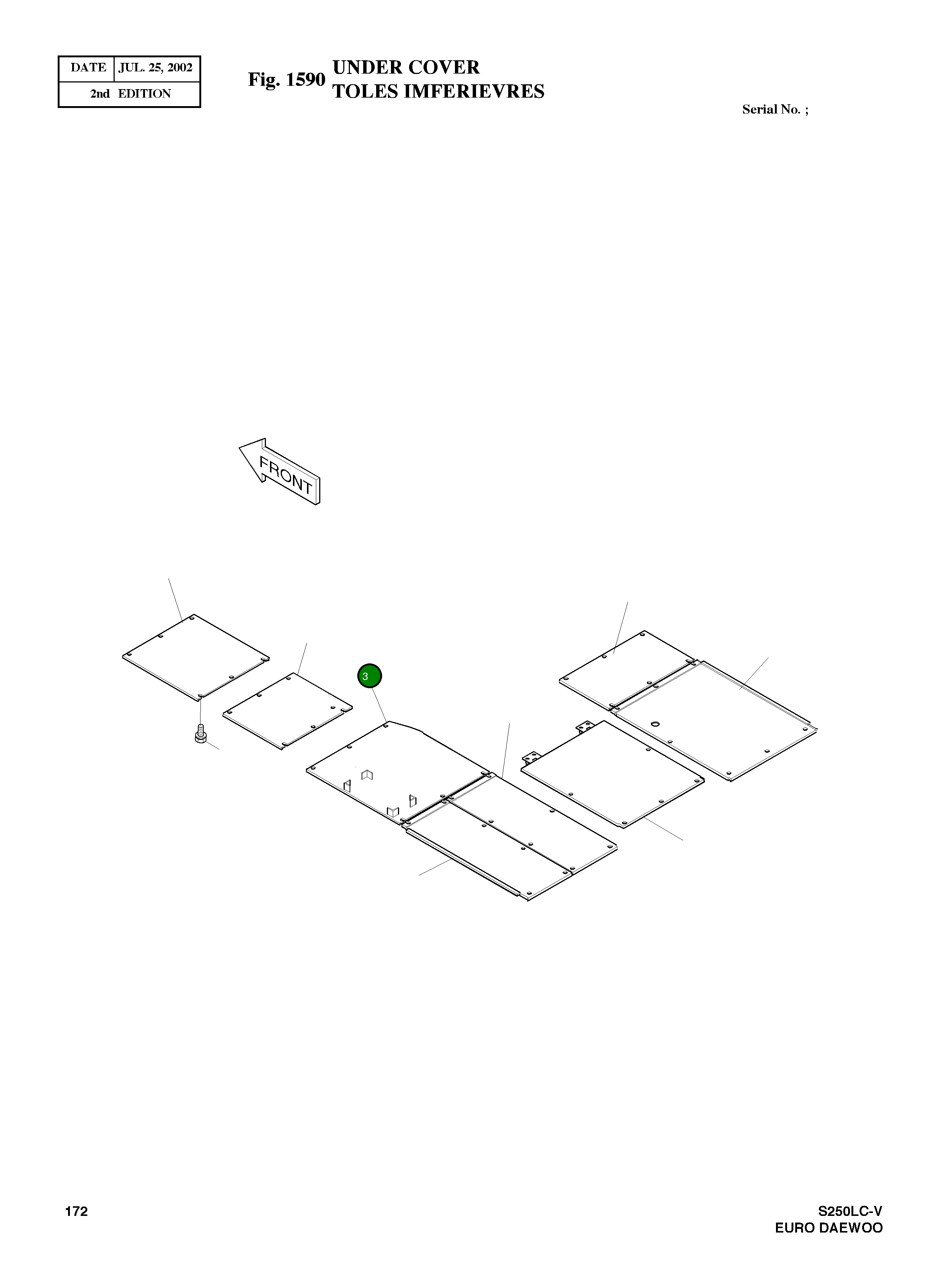 Крышка 621-00135 Komatsu