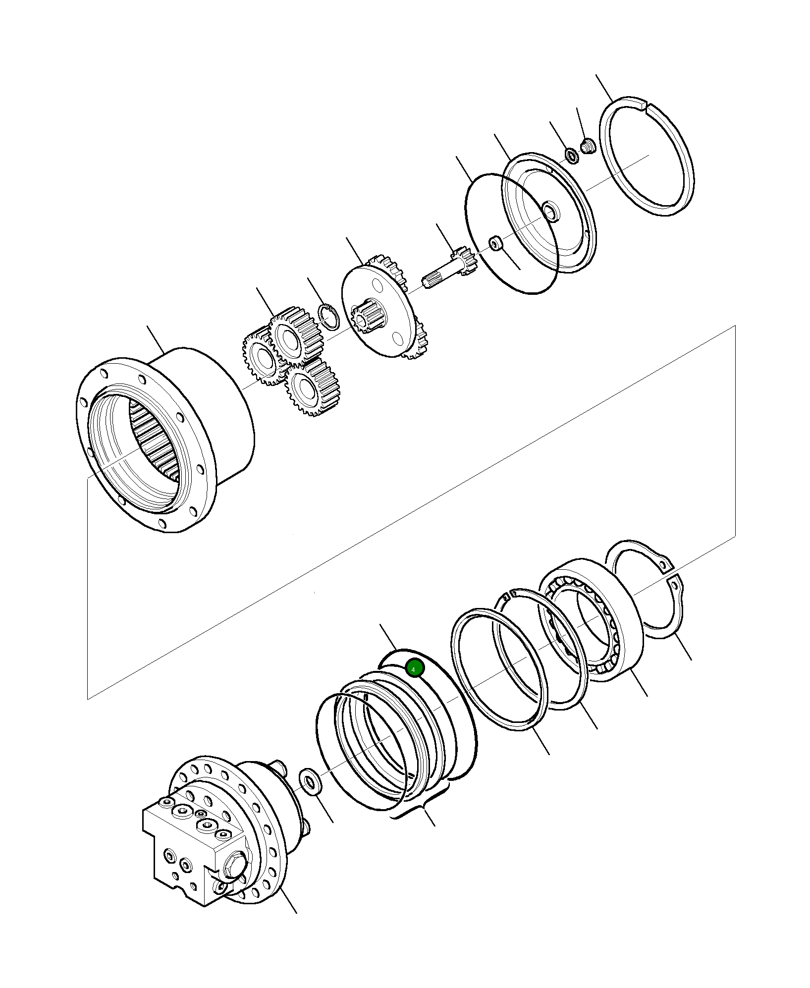Кольцо уплотнительное (O-Ring) 843200681 Komatsu