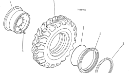 Шина 232-30-14110 Komatsu