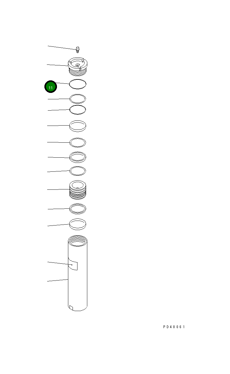 Кольцо уплотнительное (O-Ring) 707-34-10150 Komatsu