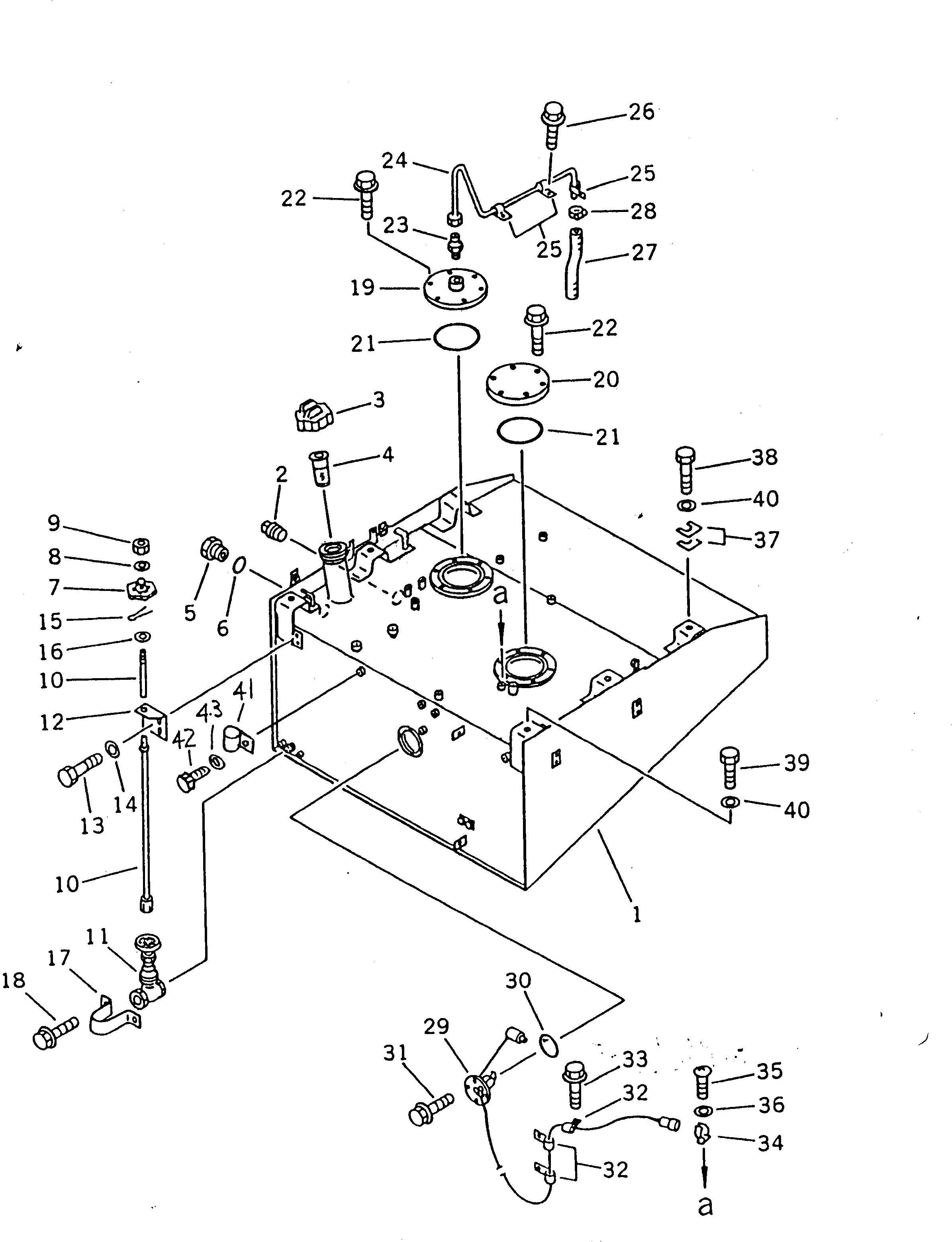 Болт 01010-33080 Komatsu