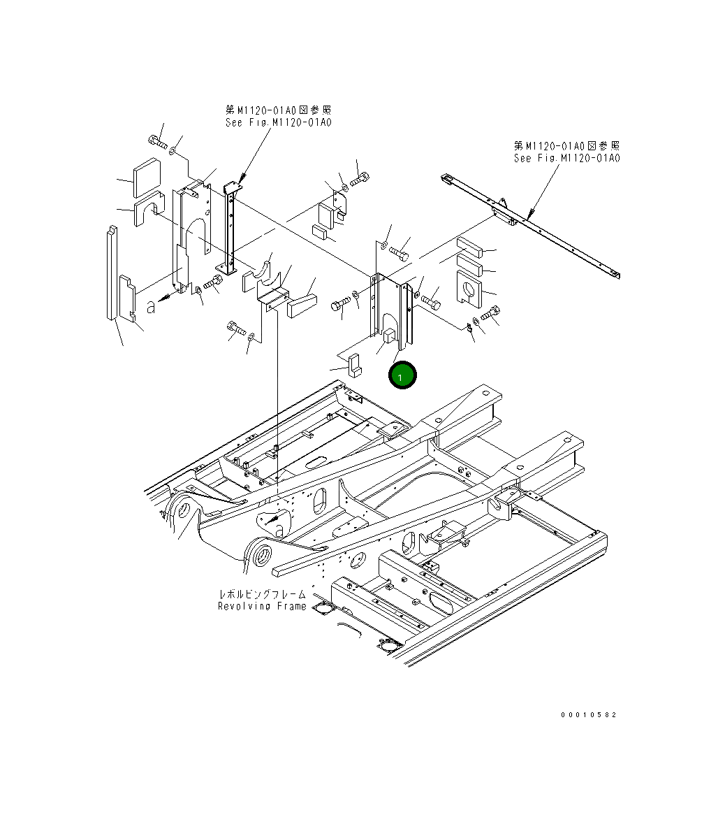 Крышка 208-54-71771  Komatsu