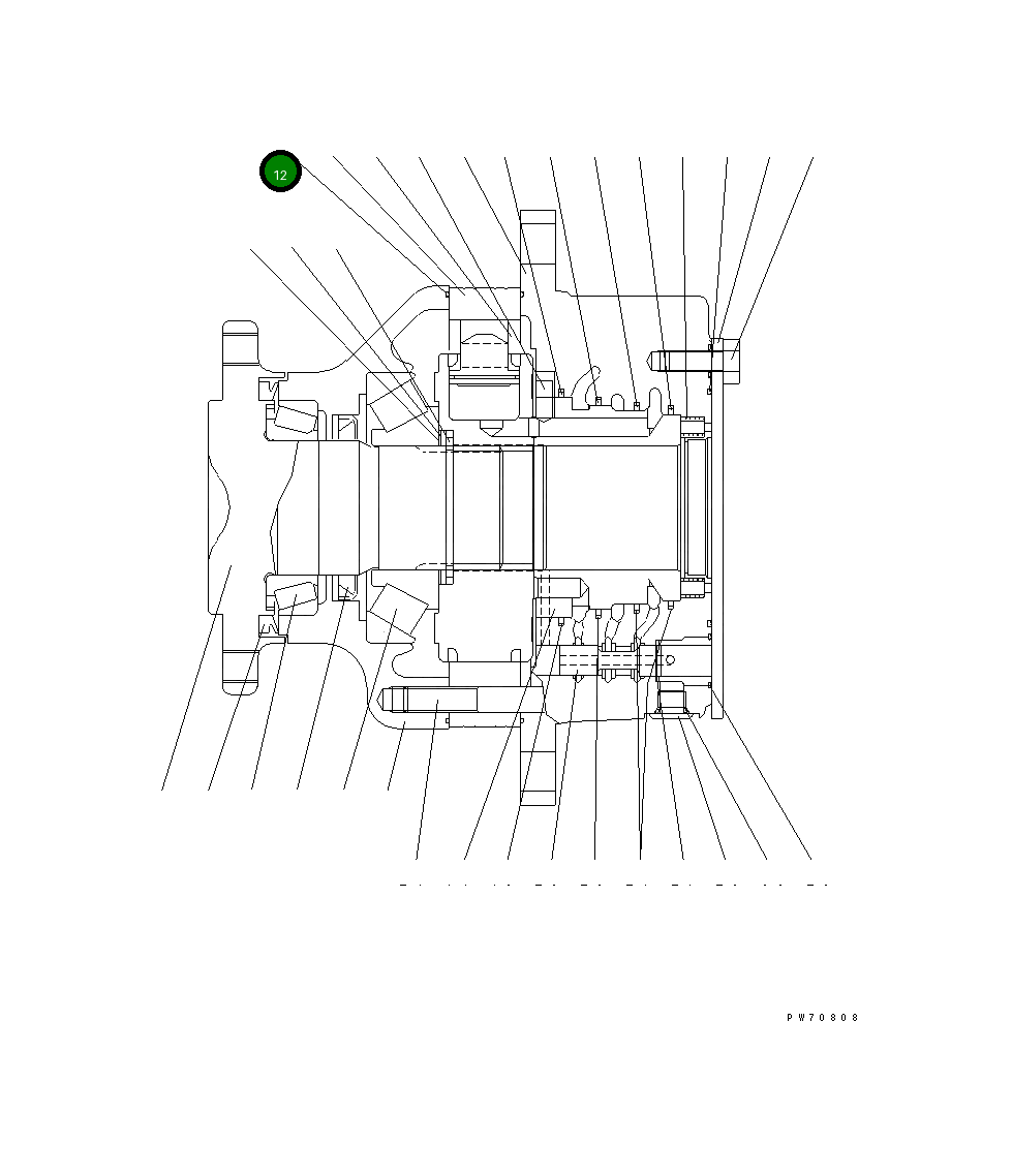 Кольцо уплотнительное (O-Ring) 258-81-52330 Komatsu