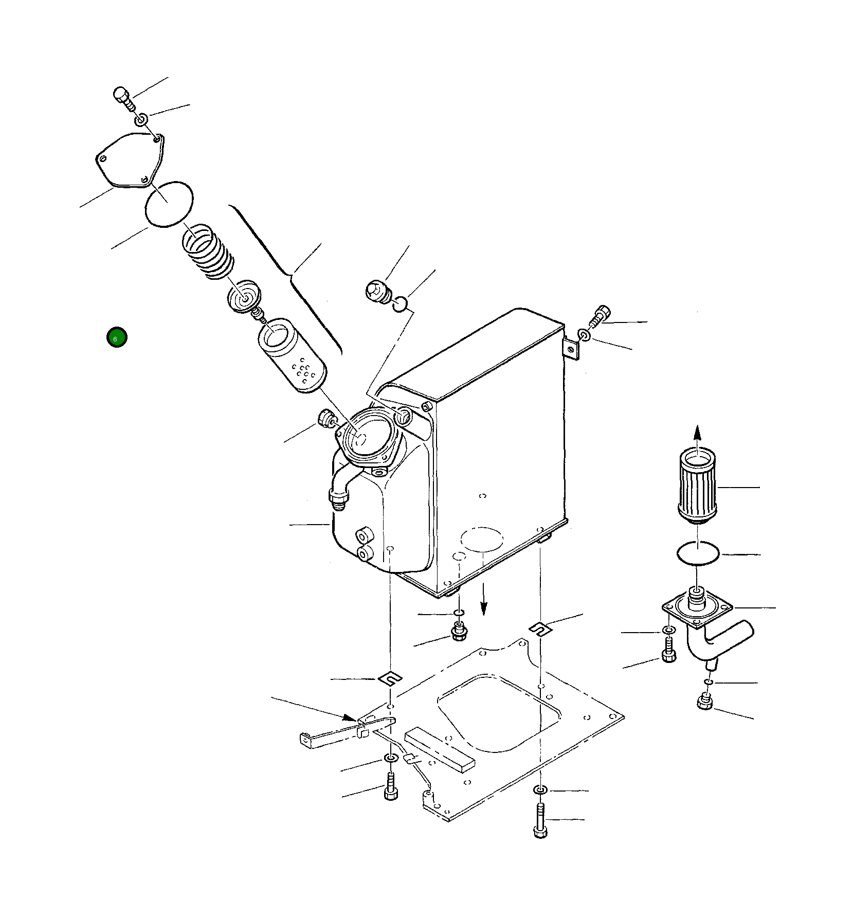 Крышка 3F3054615  Komatsu