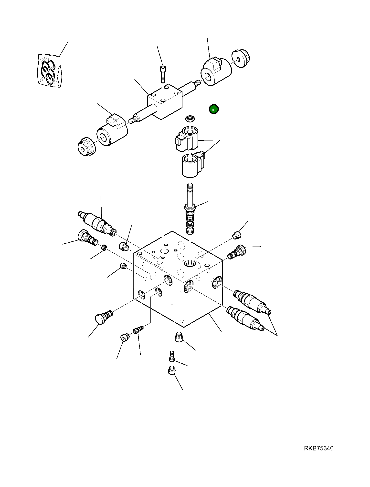 Болт 21W-09-R3910  Komatsu