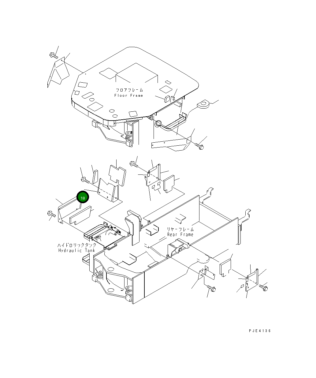Крышка 415-54-24341 Komatsu
