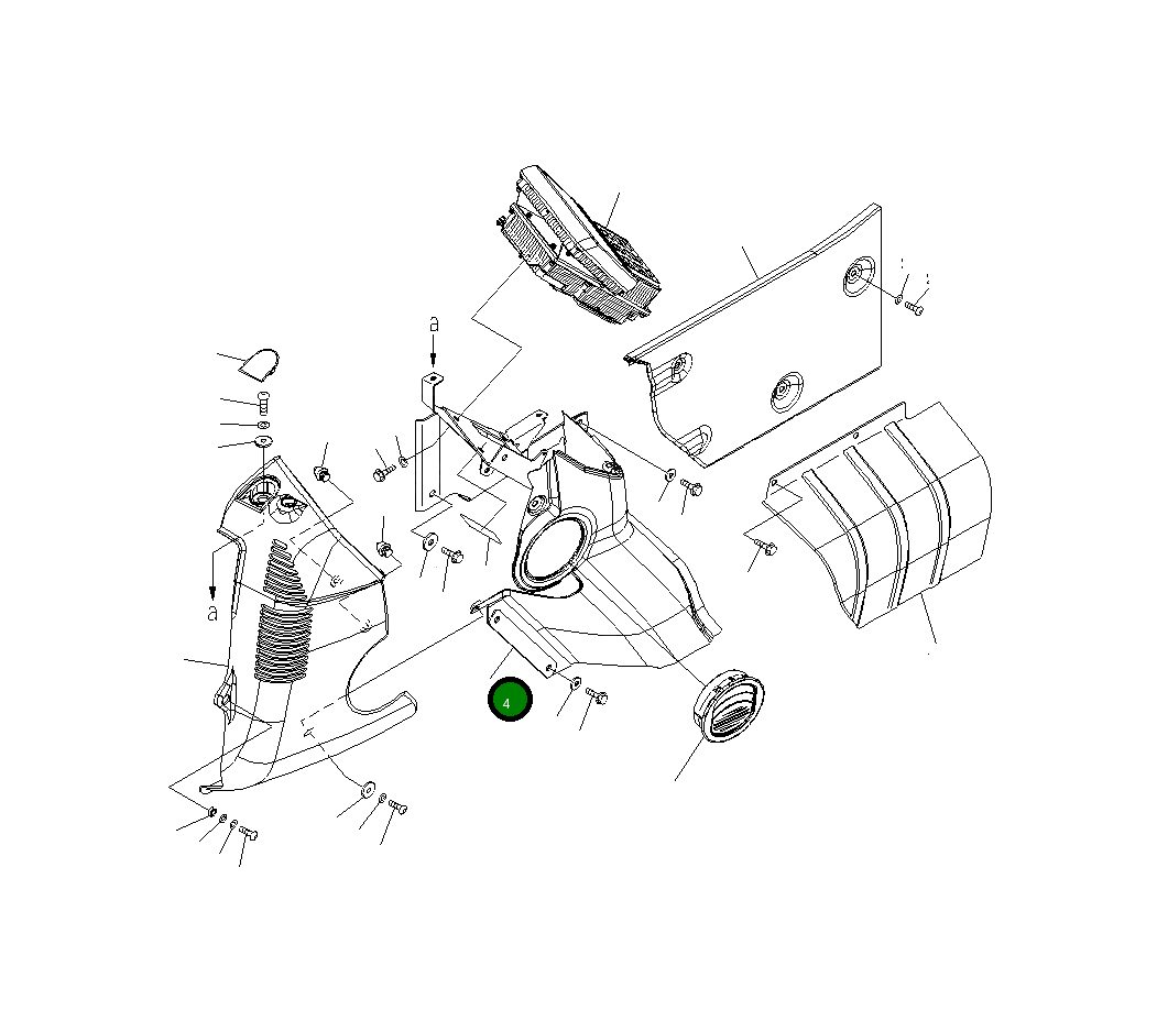 Крышка 20Y-53-12151 Komatsu
