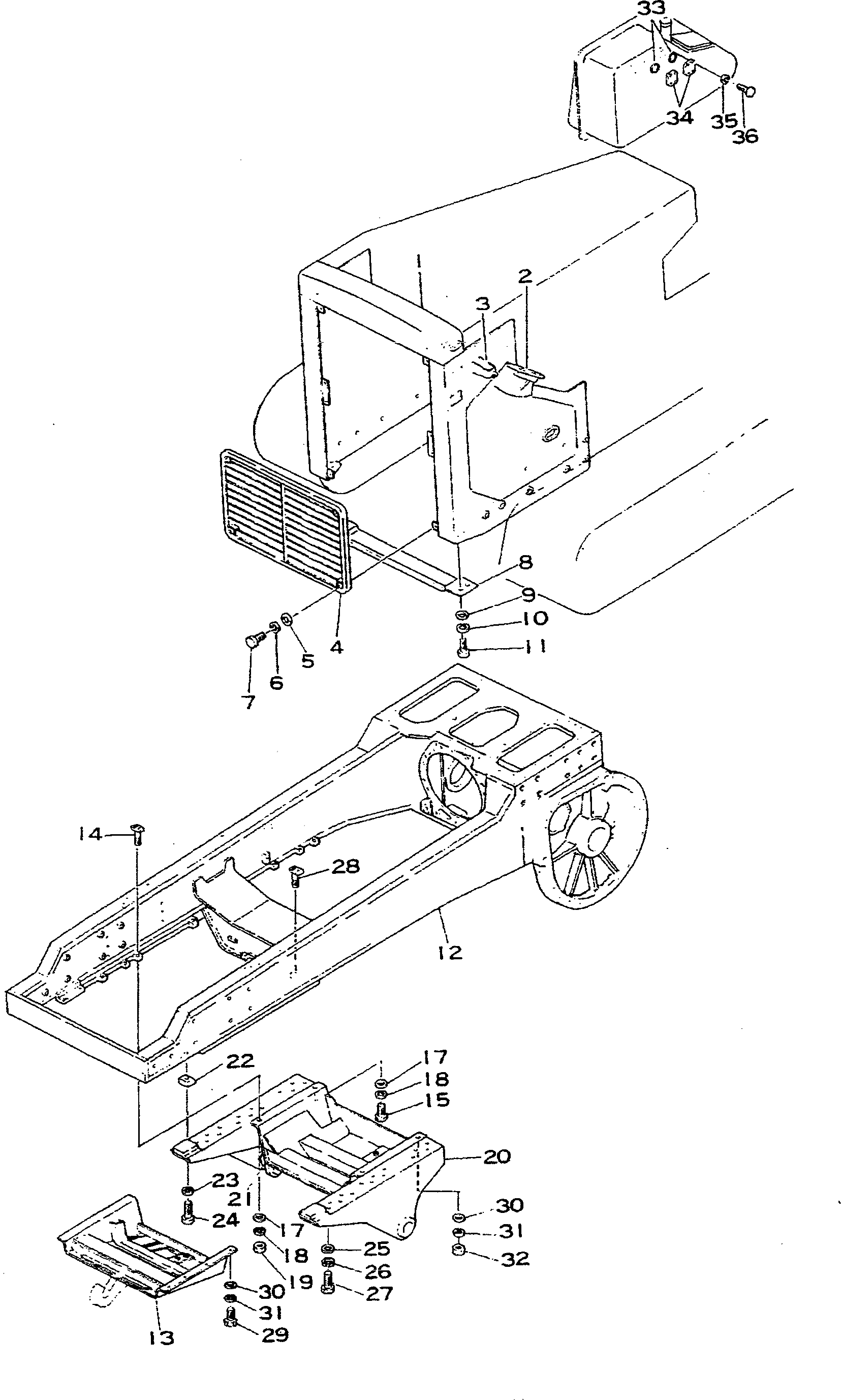 Болт 01016-32490  Komatsu
