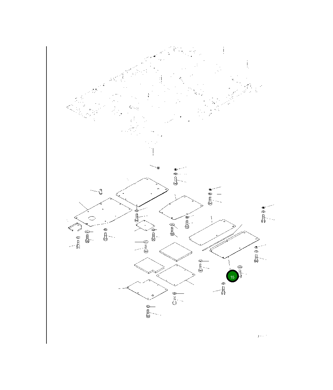 Крышка 2A5-54-16380 Komatsu