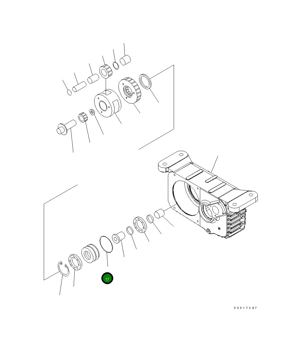 Кольцо уплотнительное (O-Ring) 20K-14-31580  Komatsu