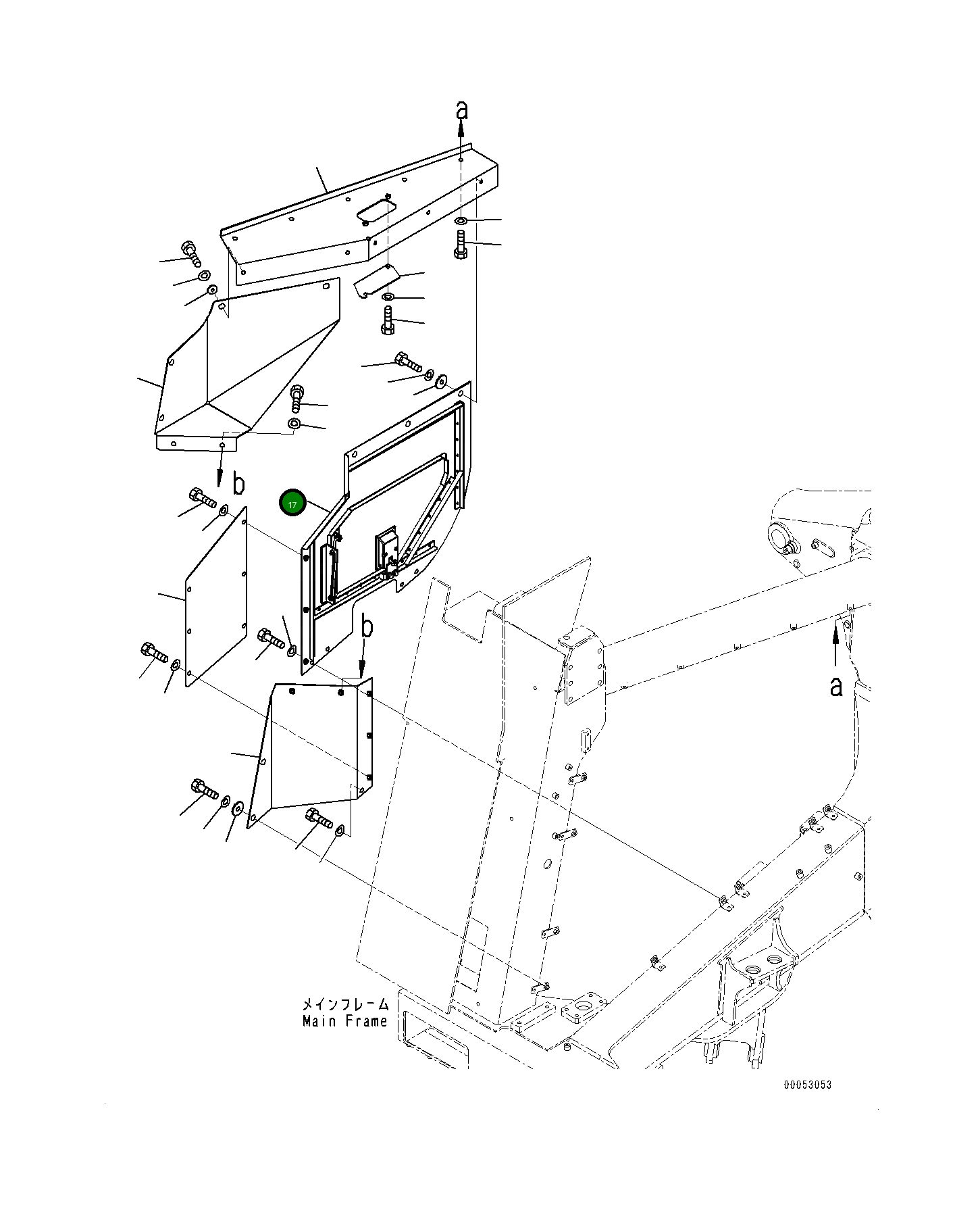 Крышка 561-84-82900 Komatsu