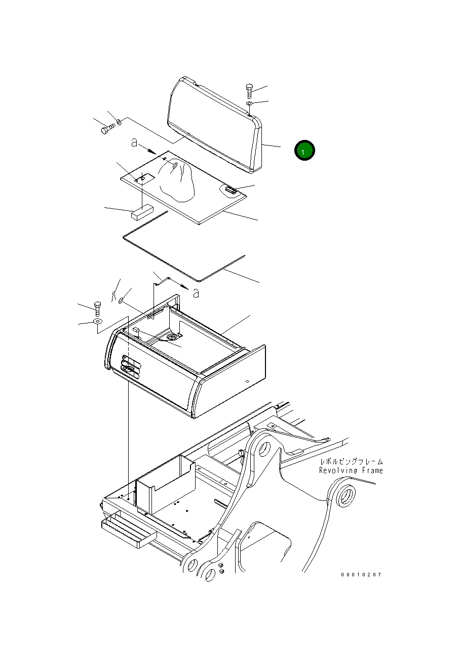 Крышка 208-54-71451 Komatsu