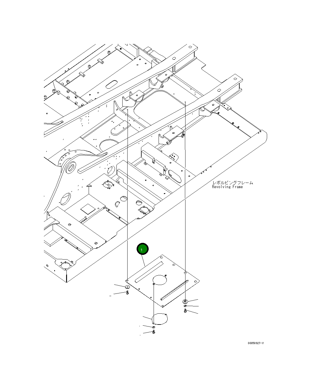 Крышка 207-54-77271 Komatsu