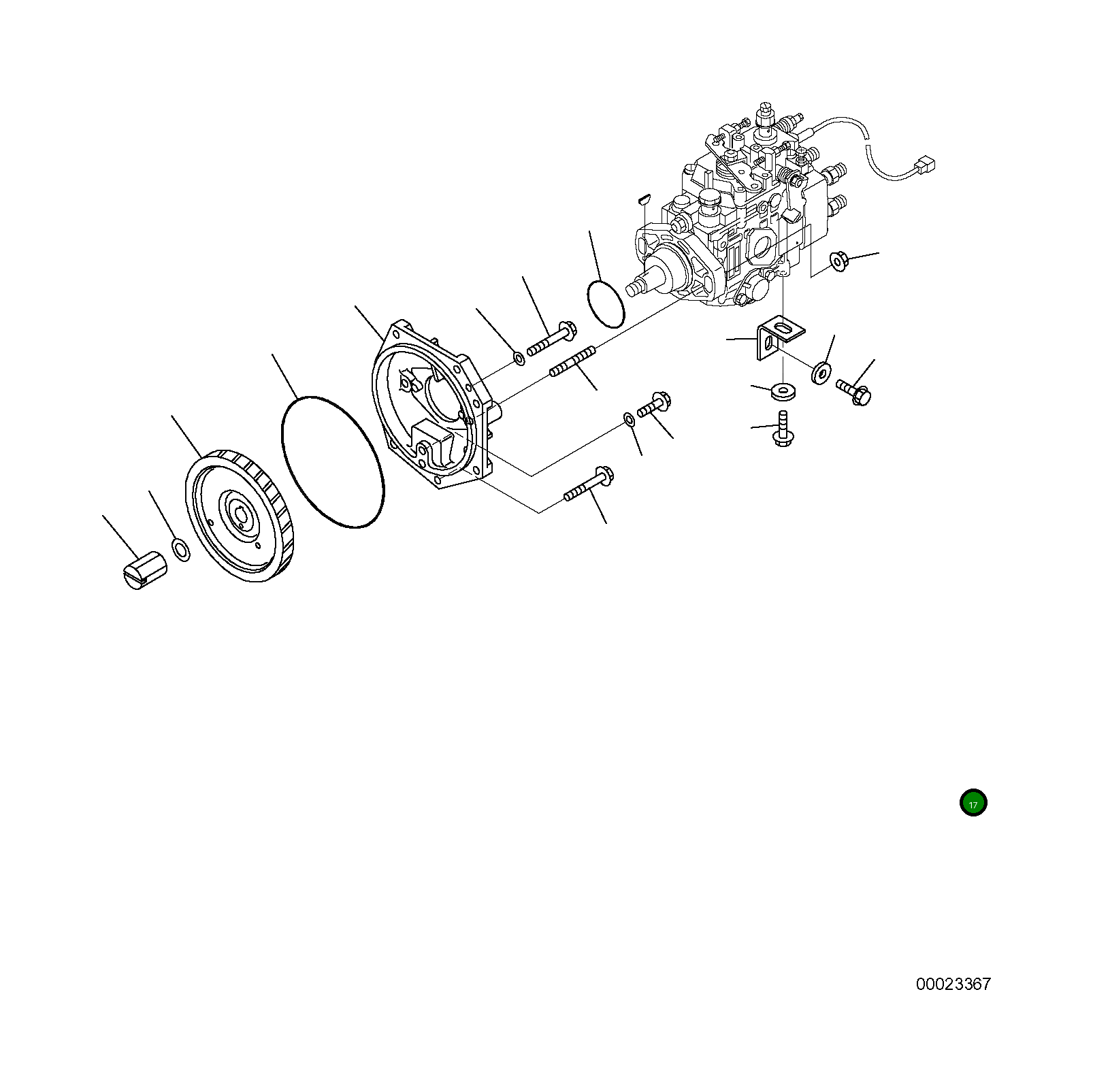 Болт 01453-00816 Komatsu
