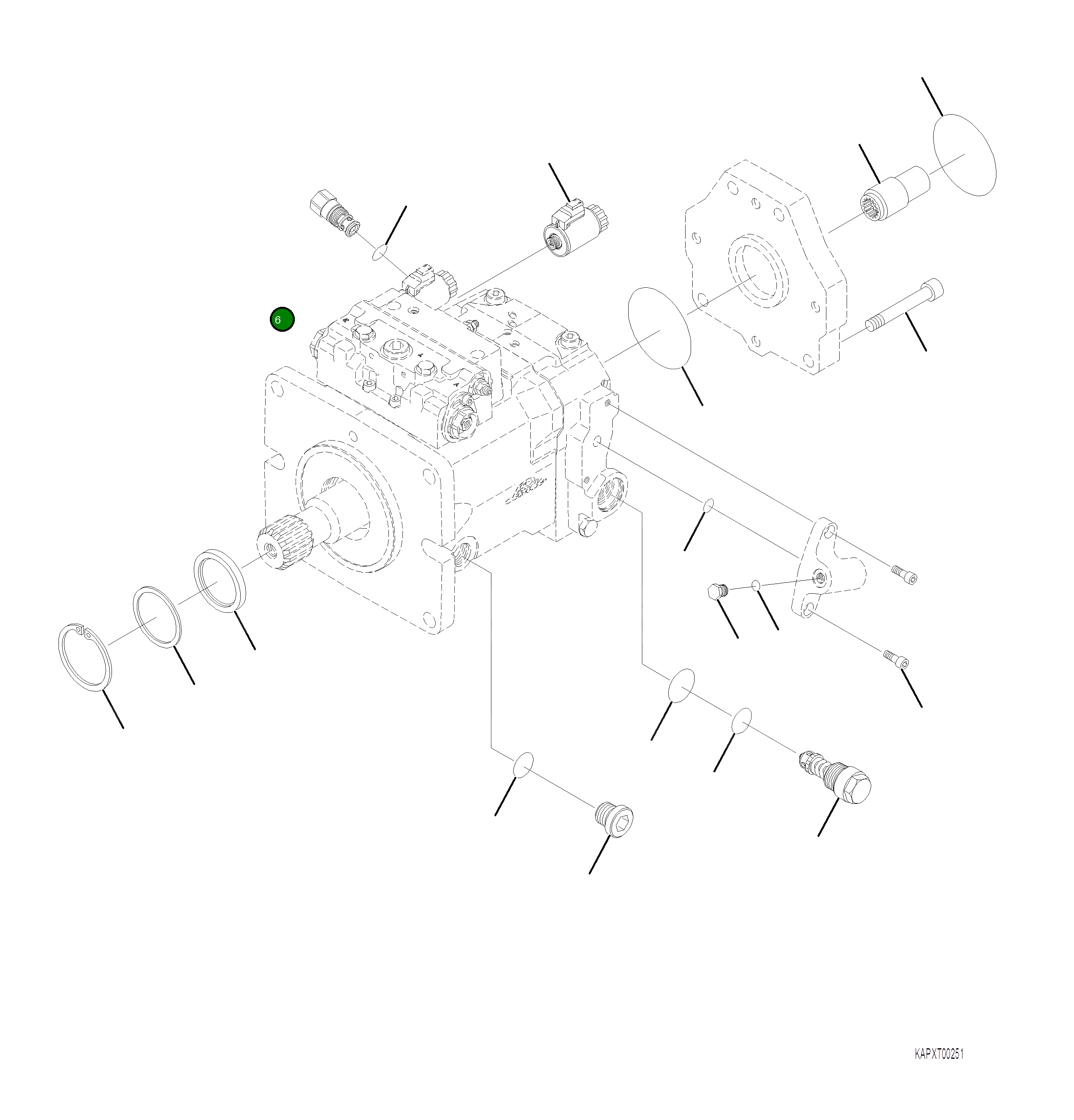 Кольцо уплотнительное (O-Ring) 4A1-60-26410 Komatsu