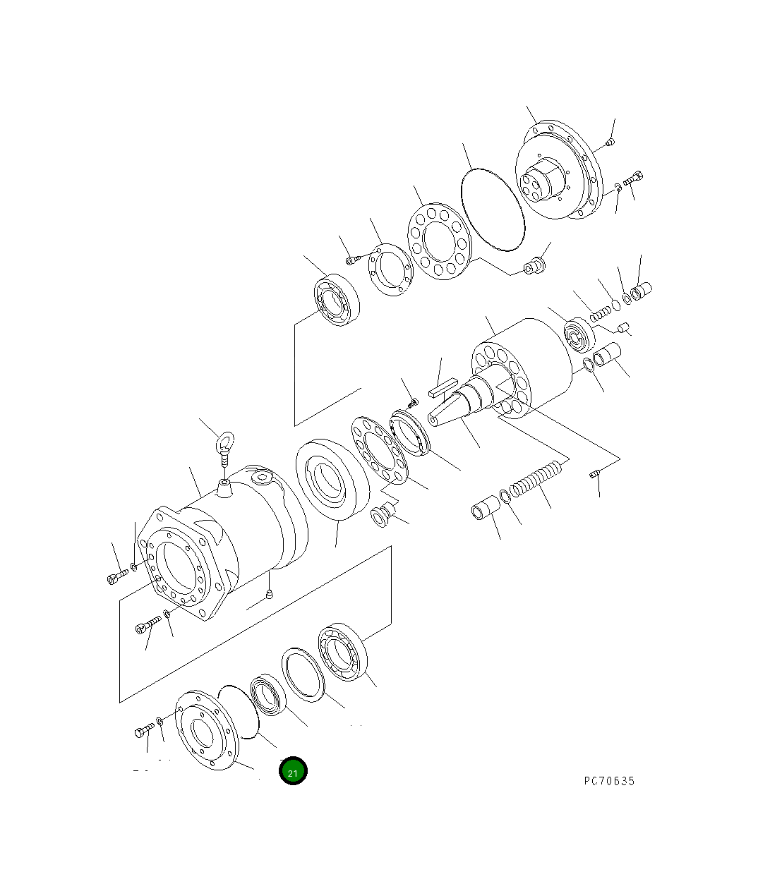 Кольцо уплотнительное (O-Ring) 257-80-37260 Komatsu